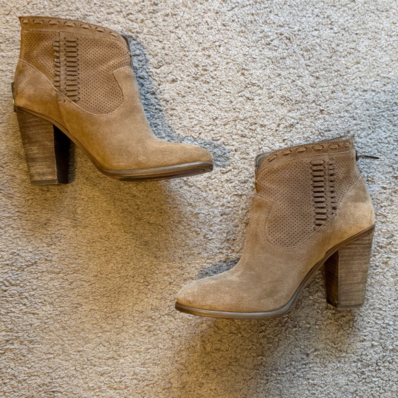 Vince Camuto Suede Ankle Boots - Picture 4 of 9